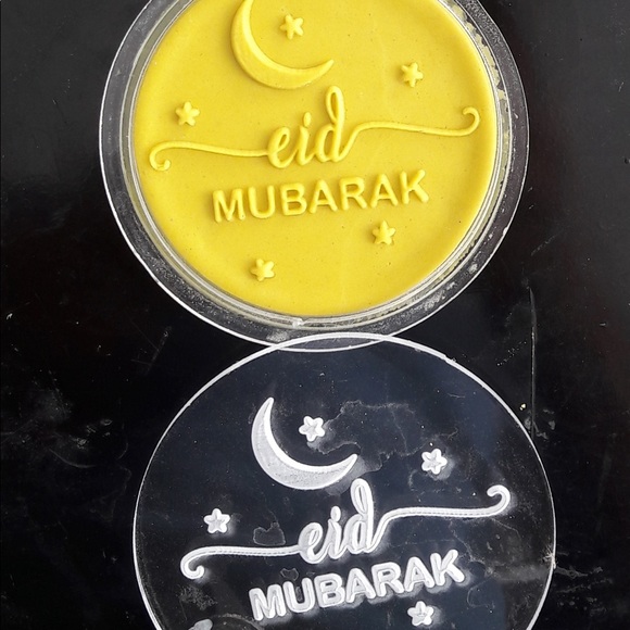 EID MUBARAK Special Acrylic Outbosser Fondant Stamps For Cakes and Cupcakes - Picture 5 of 5